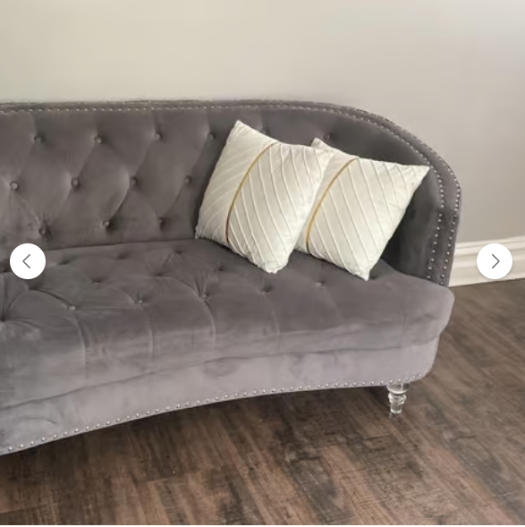 2 gray sofas